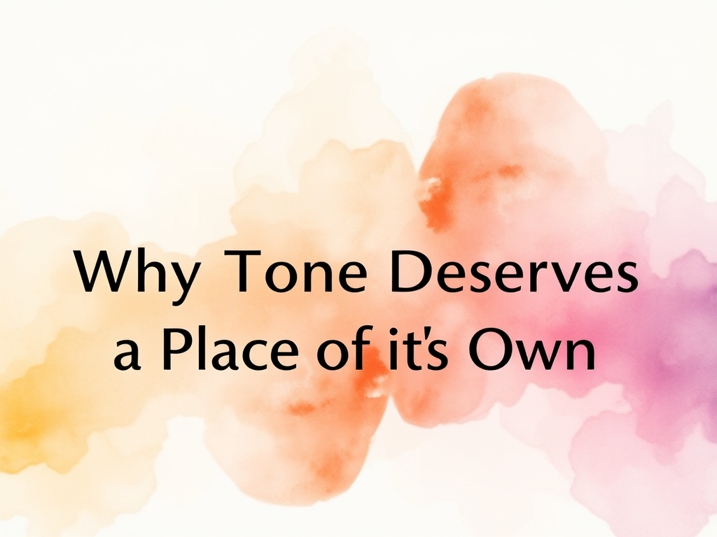 The Importance of Tone in Writing