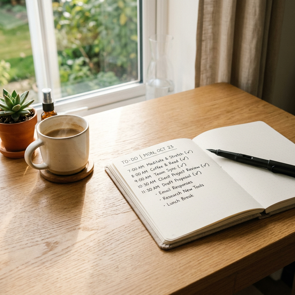 A Simple Weekly Planning System That Works